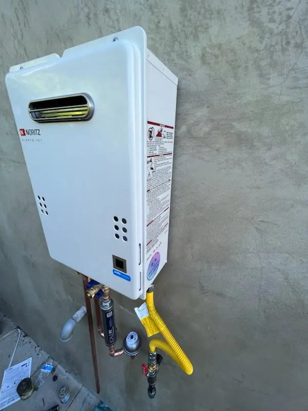 Tankless water heater installation for Gunpowder Estates homes
