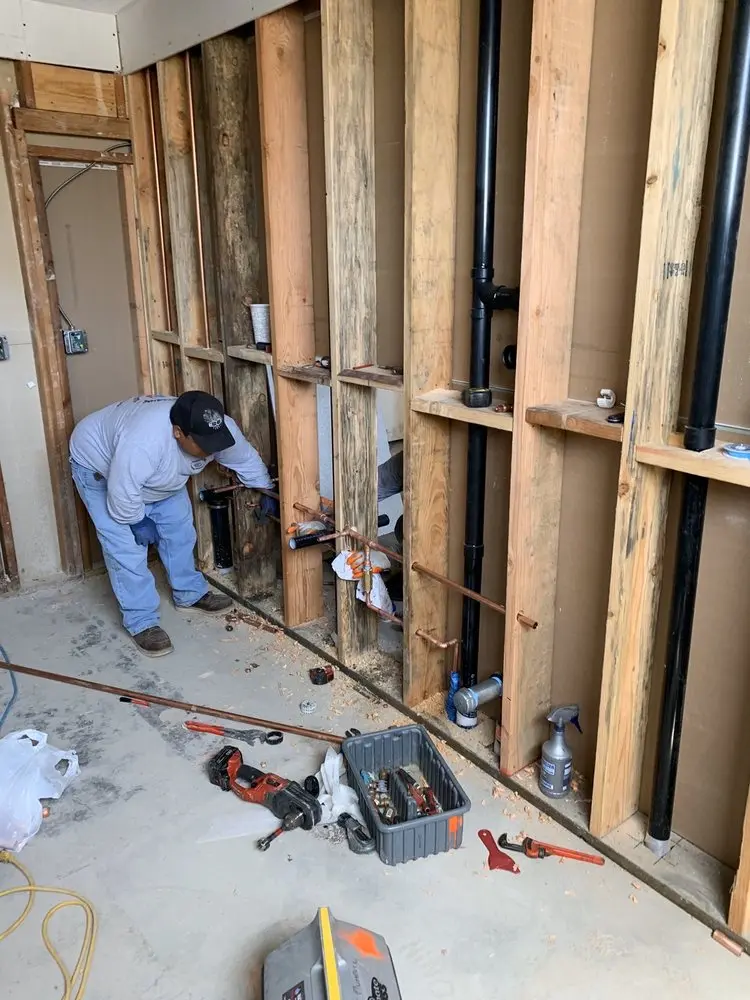 Commercial rough-in plumbing for Trenchless Sewer Repair in Gunpowder Estates